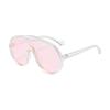 2026 UV400 Children's Fashion Shows Large Frame Integrated Fashionable Cute Sunglasses Men's And Women's