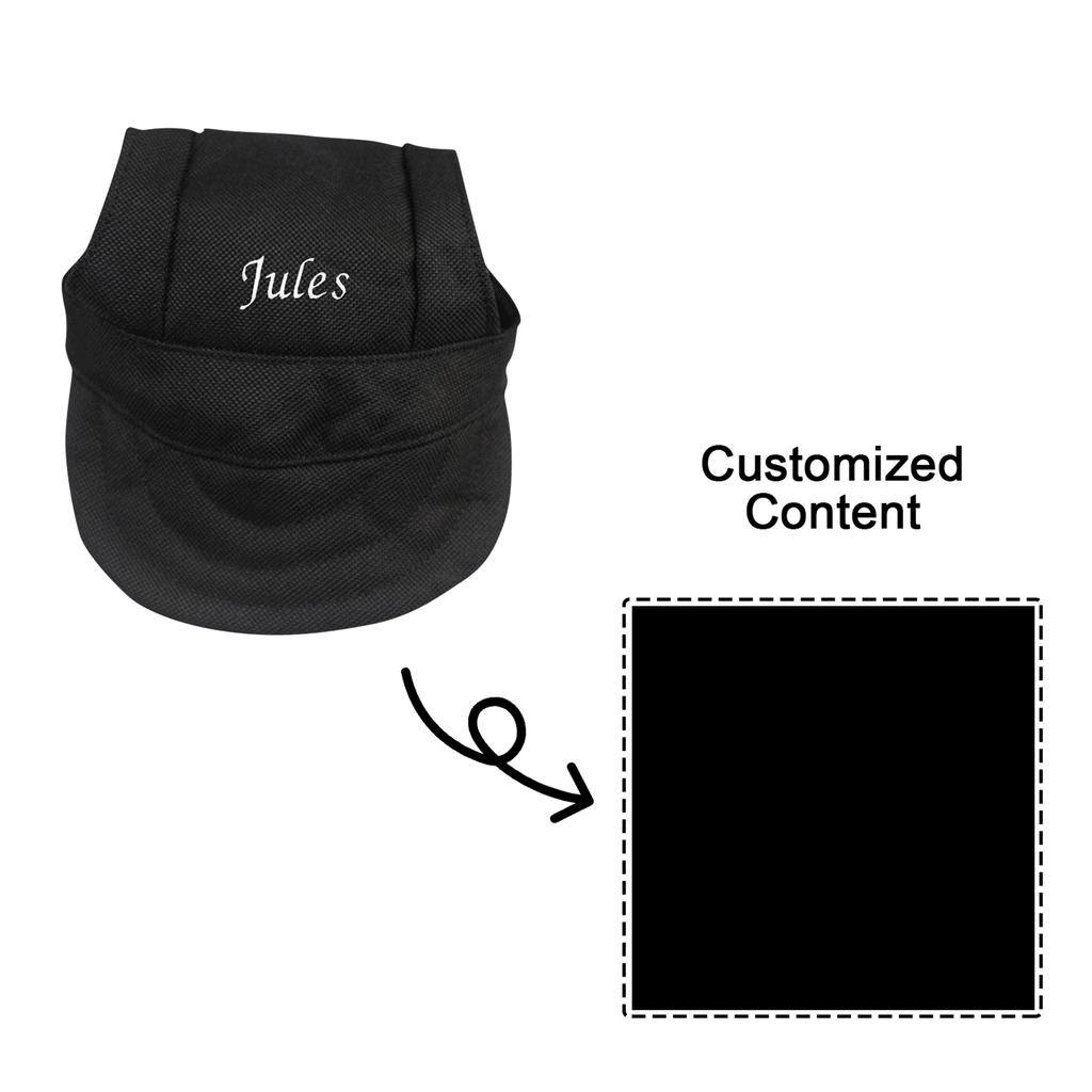 Personalisierte Custom Haustier-Hut – Outdoor-Baseballkappe für Hunde und Katzen