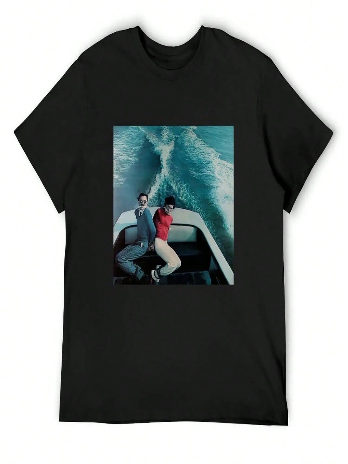 Speed Boat Photographic Print T-Shirt Anime Anime Tshirt Man T Shirt unisex Clothes S разноцветный