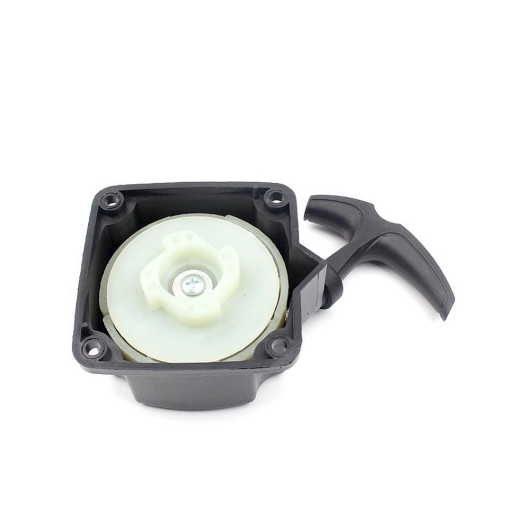 מתנע רתיעה אוניברסלי למנועי 43CC 49CC 52CC מבנה עמיד מ-ABS ניילון התקנה קלה מרווחי חורים 67 מ"מ