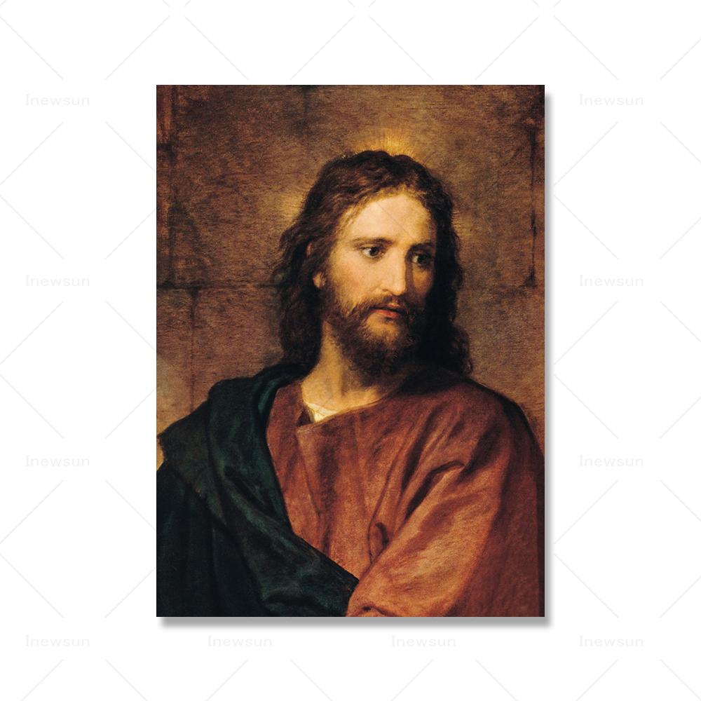 Christ Religious Belief Series Jesus Canvas Painting Poster Print Wall Art Pictures For Room Church Home Decoration Vintage