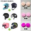 2 stk/par kreativ søt motorsykkelhjelm plysj katteører baller deco motocrosshjelm dekor klistremerke Tilbehør Cosplayer Styling