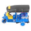 Pull Back Thai Tricycle Simulation Alloy Tuk Tuk Car Model Toy Children Vehicle ToyBlue