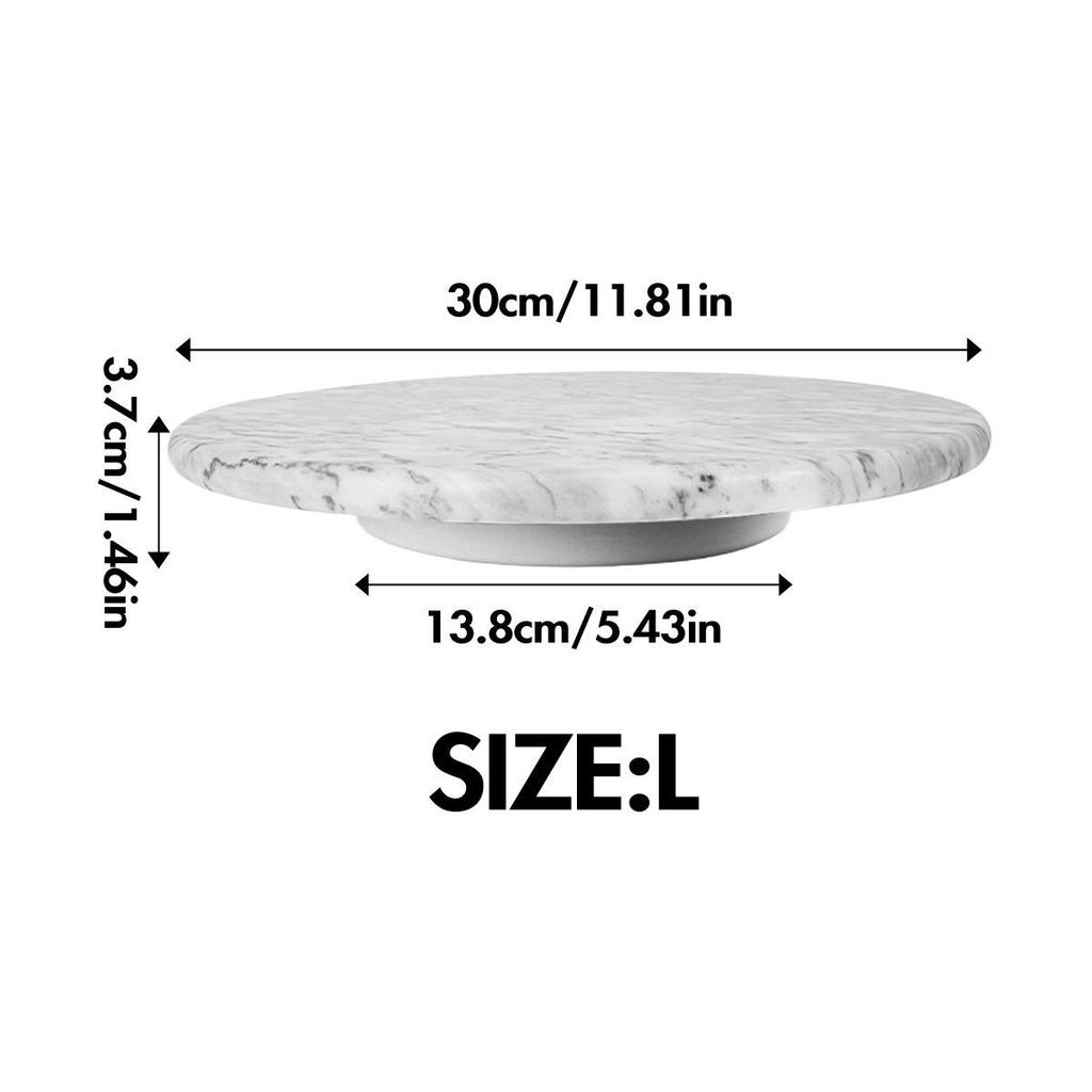 11-Inch Non-Slip Colored Plastic Cake Turntable for DIY Baking and Decorating