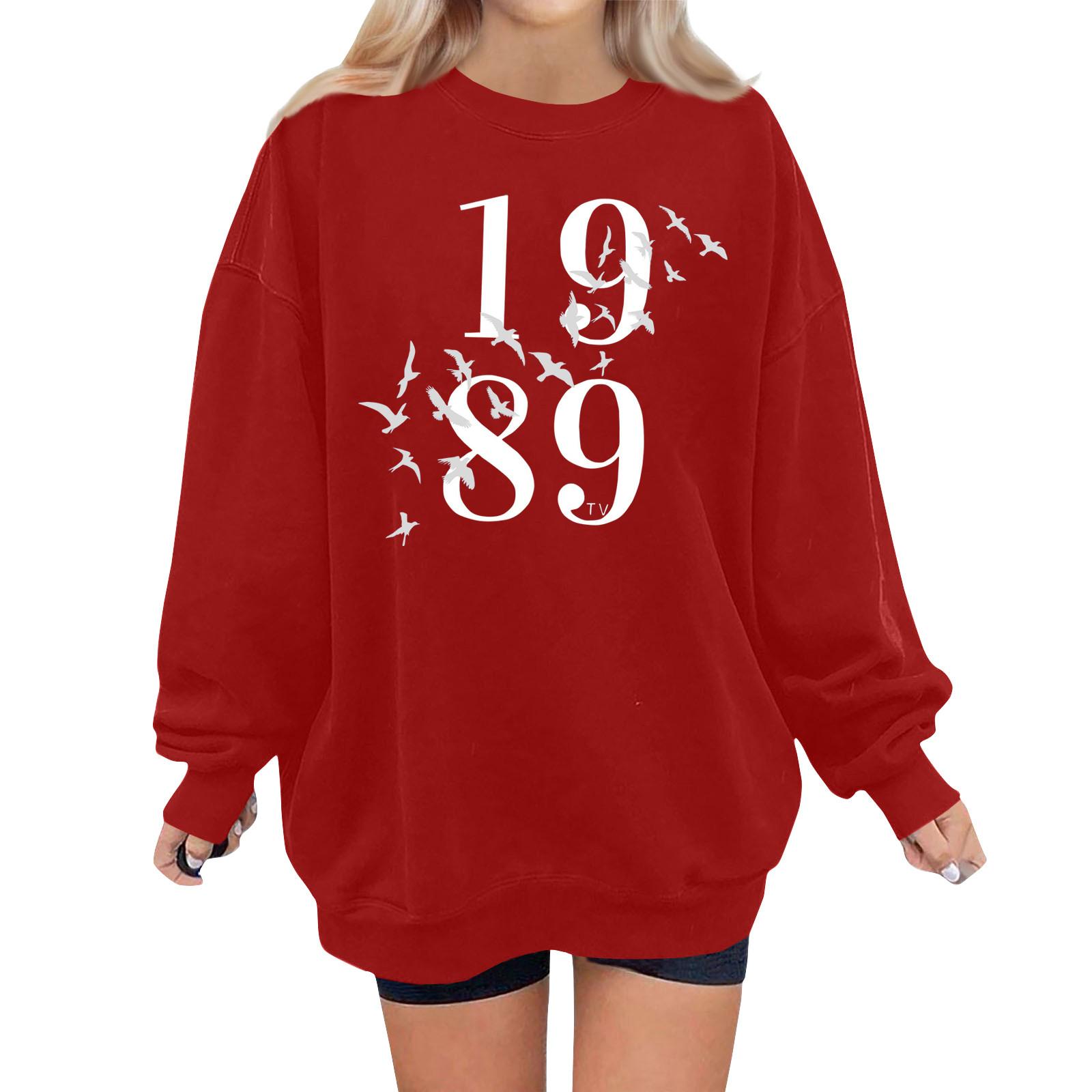 Женские осенне-зимние топы, женская толстовка с длинными рукавами, повседневные флисовые топы с круглым вырезом, свободный крой, половер S красный