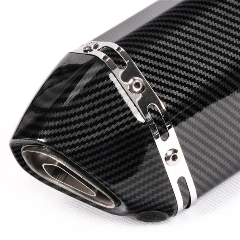 For Kpr150 Horizon 350r3r25 Gsx Ninja250z400 Huanglong 300 Modified Small Hexagonal Exhaust Pipe Model Universal Modification Parts