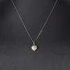 Goods 18K Gold Heart Pendant Necklace Head Charm for Women [Happy Shop]