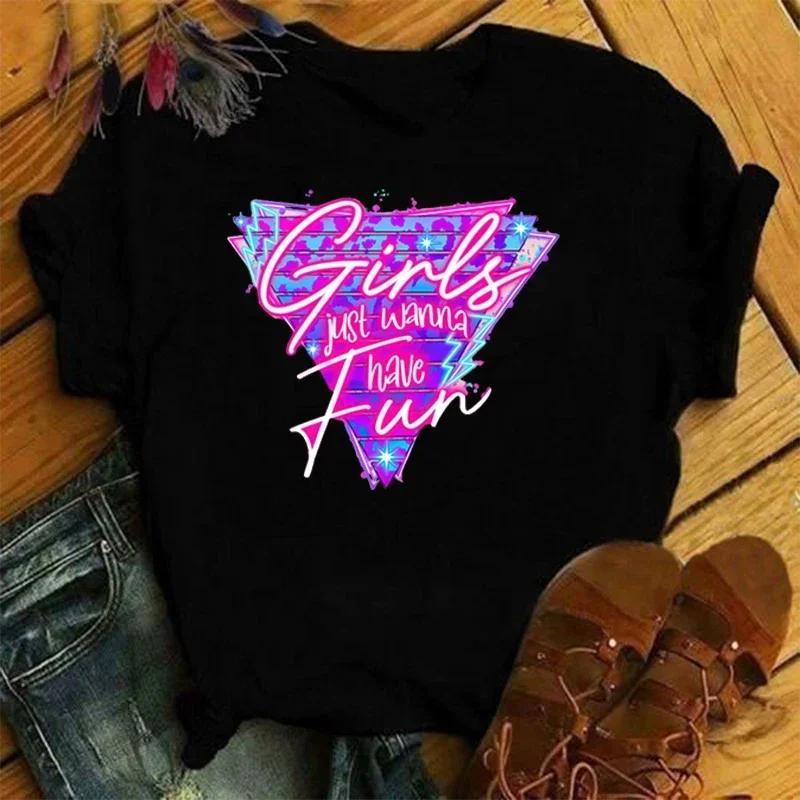 Summer Streetwear Women Clothing Aesthetic Clothes Vintage Womens Casual Fashion Short Sleeve TShirt Graphic T Shirts Clothes