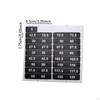 Weight Stack Labels Number Stickers Tags for Indoor Gym Resistance