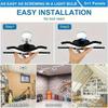 1pc garage lamp ceiling lighting, deformable shop lamp, adjustable panel, used in garage, workshop, attic and basement.