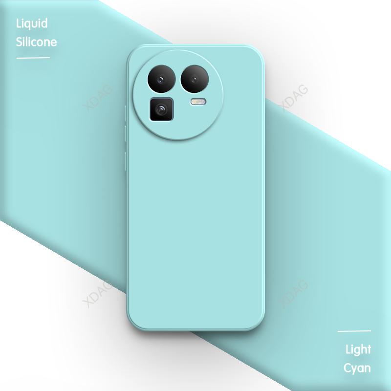 

Оригінальний чохол для телефону Realme GT8 Pro GT 8 5G Захист камери Квадратний Рідкий силікон М який Розкішний Ударостійкий Задній чохол Fundas realme GT8 Pro світло-блакитного кольору