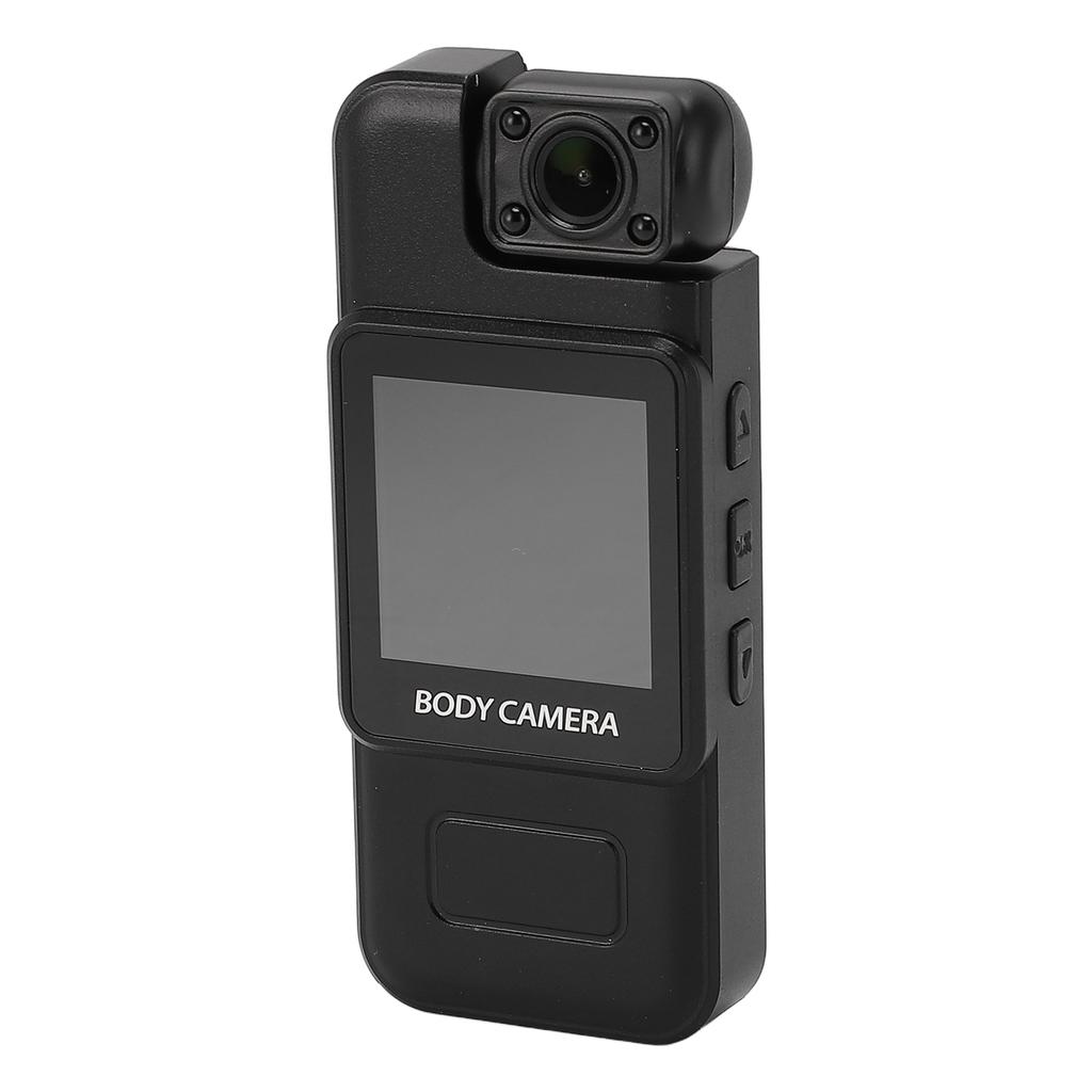 Body Video Recording Camera 4K Motion Detection 180° Rotatable Lens 1000mAH Wearable Camcorder for S