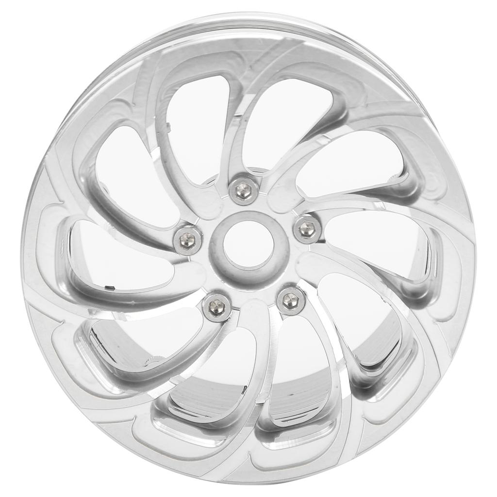 Aluminum Alloy Bdlock Wheel Rims with Lock NonSticky for 1/10 RC Crawler Cars(Black )