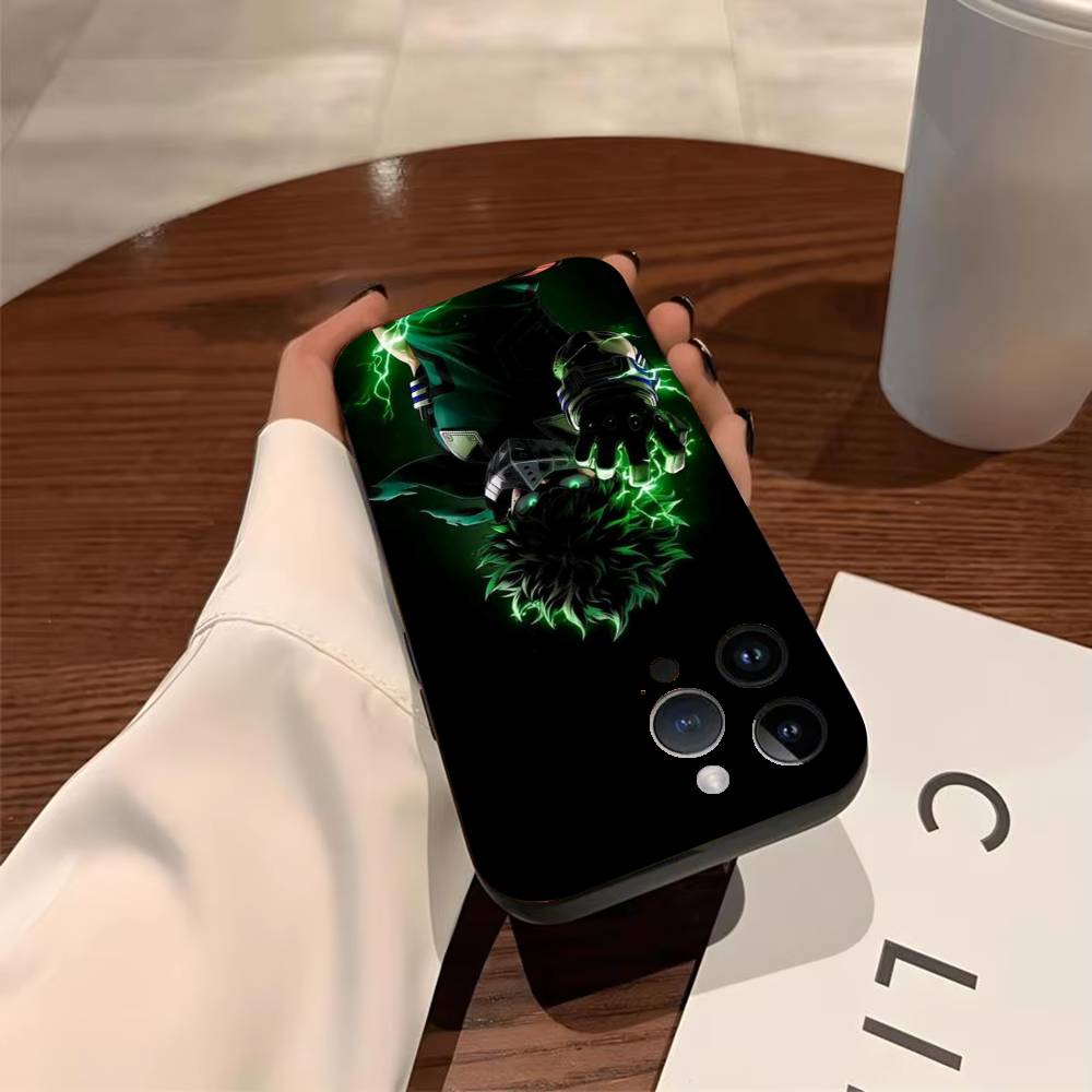 My H-Hero A-Aacademia Deku Phone Case For iPhone 17,16,15,14,13,12,11,Pro,X,Xs,MAX,Plus TPU Soft To Skin-friendly Cover