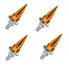 Pack Of 4 High Strength M6 License Plate Fasteners Screws Bolts Aluminium Alloy Rustresistant Suitable For All Vehicles