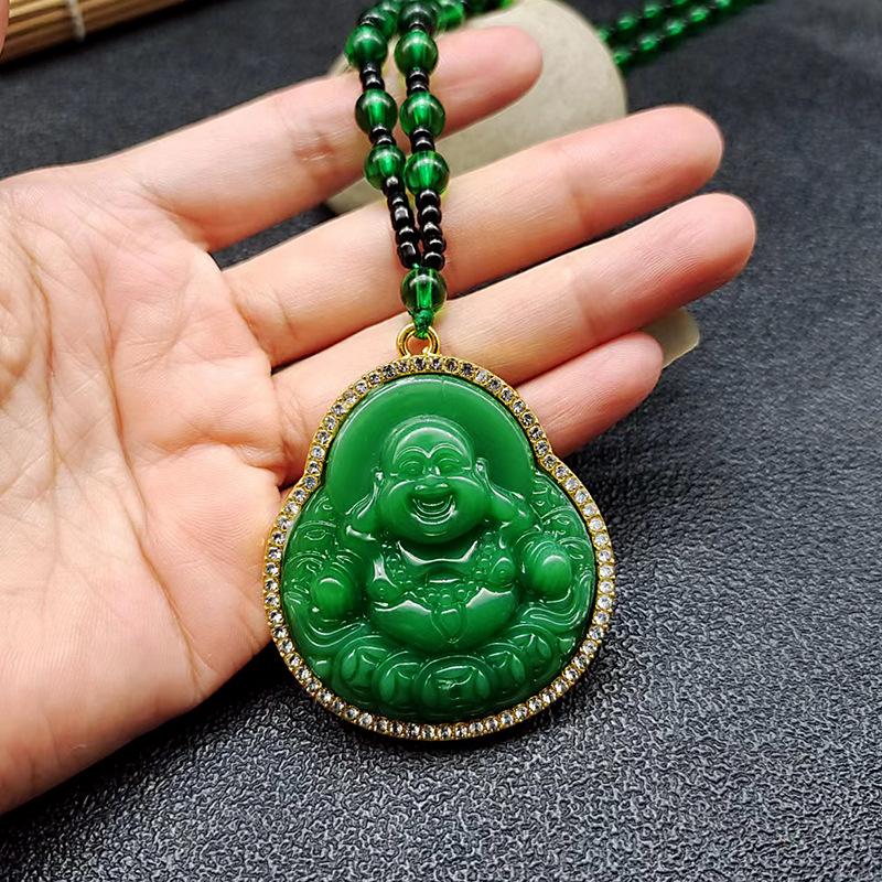 New Guanyin Buddha Necklace Fox Guan Gong Pixiu Chain Women's Autumn and Winter Bianlong Brand