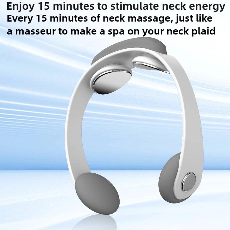 New multifunctional mini cervical massager pulse home neck massager therapy function portable hot compress cervical massager