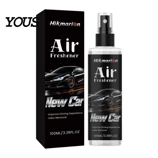 Smoke Odor Eliminator Car Air Freshener Spray, New Scent for Automotive Purifier Food Pet, 100ml Fresh Fragrance Vehicle Interior, Portable
