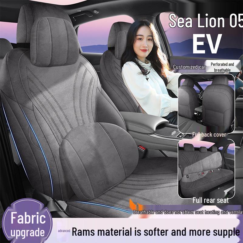 All-Season Car Seat Covers for BYD Hiace 2025 Model 05EV, Full Coverage