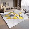 Modern Geometric Loop Pile Carpet  Soft Durable Floor Mat for Bedroom Sofa Living Room Easy Maintenance Thickened