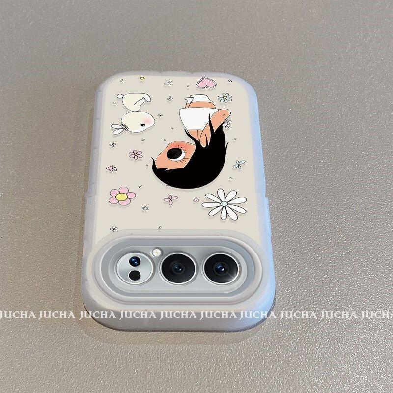 Full Coverage Shockproof Silicone Phone Case Honor 500 400 Pro 300 Series With Cute Rabbit Design Girls HONOR 500