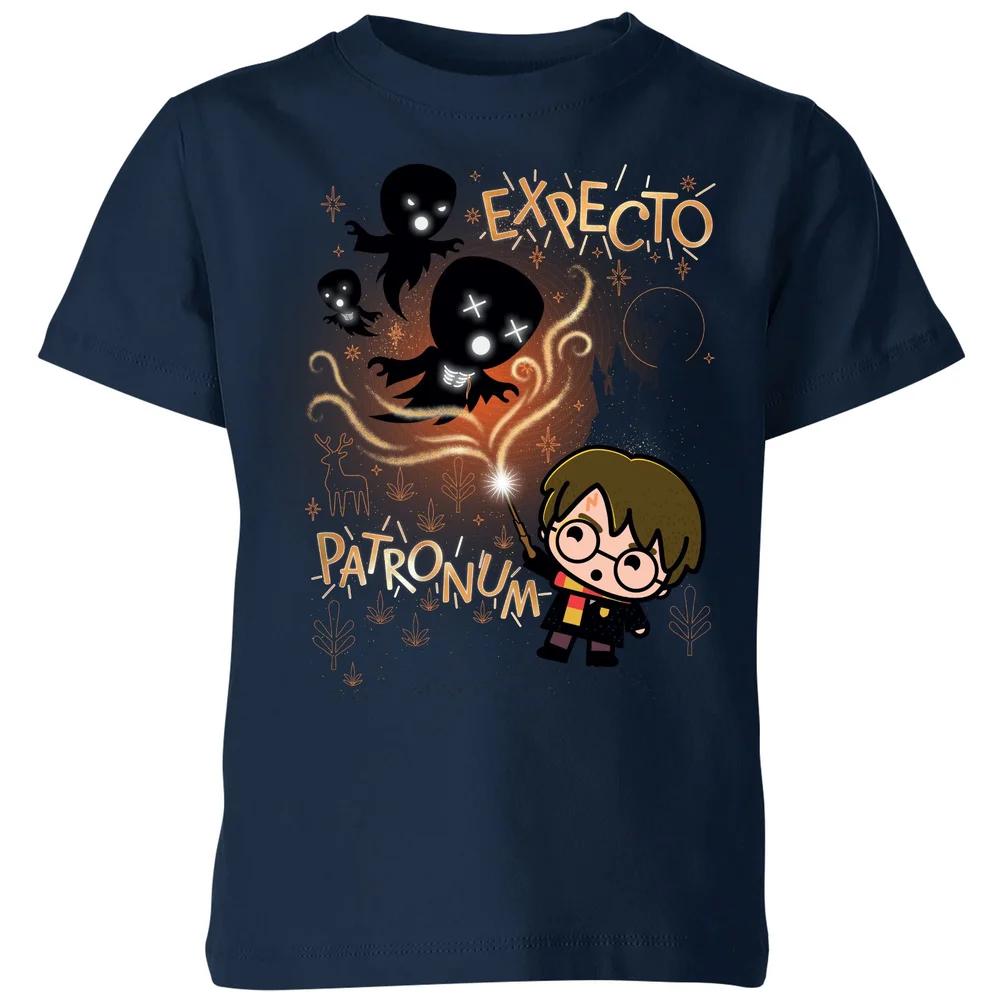 Harry Potter Kids Expecto Patronum Kids T-Shirt - Navy - 3-4 Years 110
