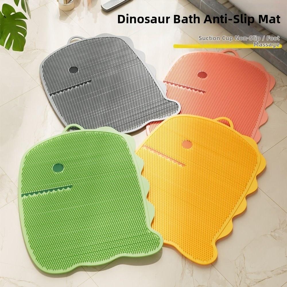 Suction Cup Exfoliating Foot Pad Dinosaur Shape Shower Foot Scrubber Personal Hygiene