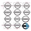  CHUQAZ1 For Nissan J11 X Trail Note Juke Sentra Patrol Micra Leaf Car Front Bonnet Grill Rear Trunk Emblem Logo Cover Replacement Badge