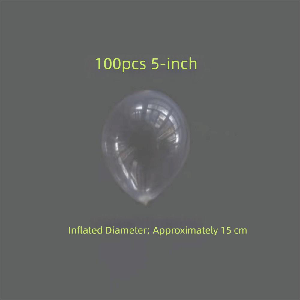 5/10/12/18/36 Inch Clear Balloons Round Helium Globals DIY Latex Balloons  Birthday Party Supplies