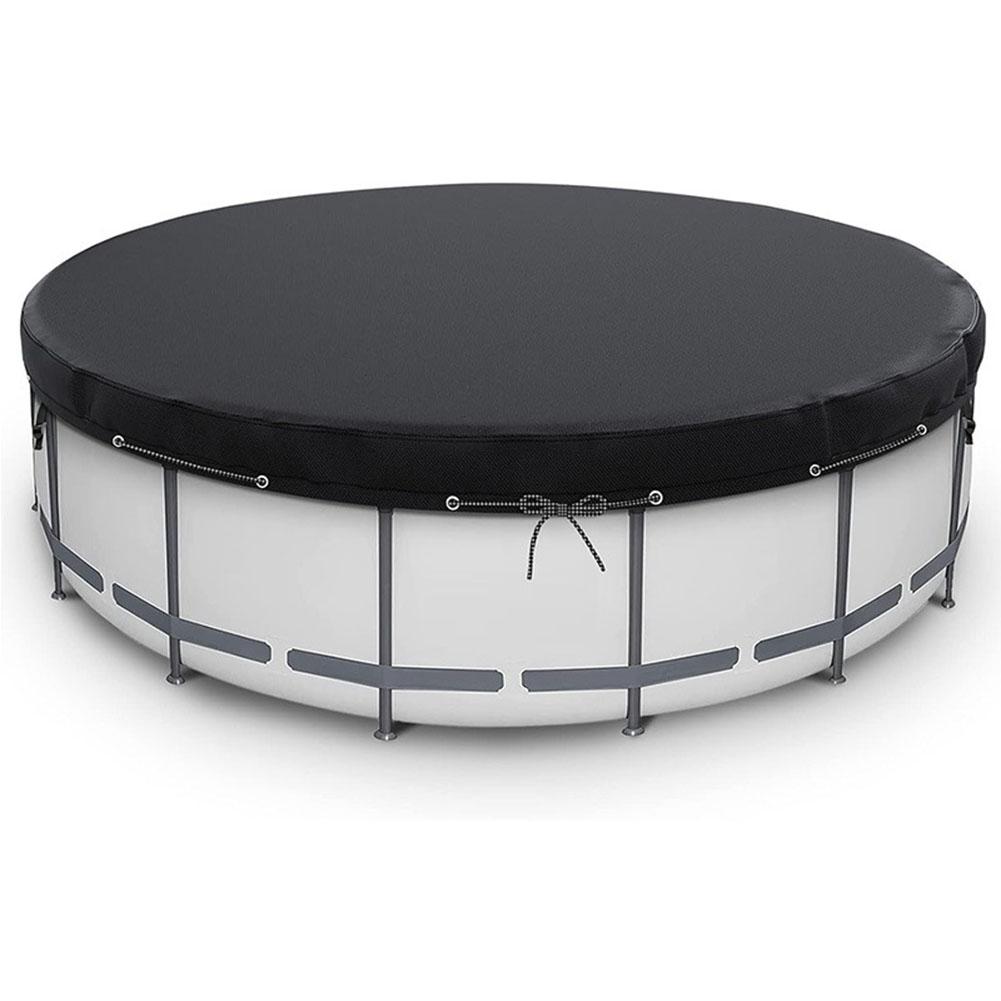 Easy Setup Pool Cover Solution Easy Installation 14FT Above Ground Pools 14FT Diameter Debris Protection Dustproof Protection