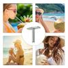 Coconut Opener Tool Kitchen Punch Tool Coconut Hole Puncher Coconut Punch Tool Stainless Steel Coconut Tool Coconut Opener Tools
