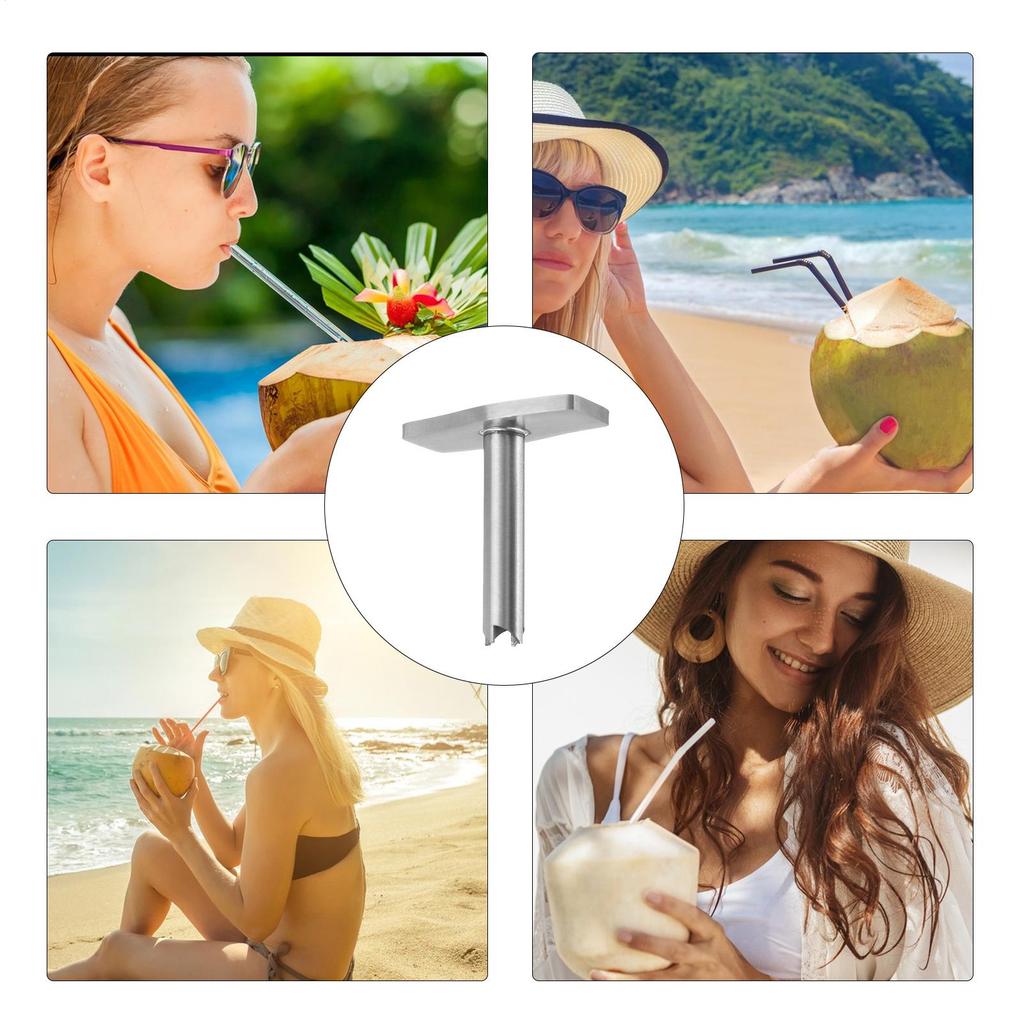 Coconut Opener Tool Kitchen Punch Tool Coconut Hole Puncher Coconut Punch Tool Stainless Steel Coconut Tool Coconut Opener Tools