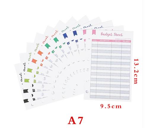 A7 Crocodile Black Pink Color 6 Ring Binder PU Clip-on Notebook Leather Loose Leaf Notebook Cover Notebooks Journal Stationery