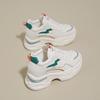 Fashion White Platform Sneakers for Women 2025 Lace Up Breathable Sport Sneakers Woman Non Slip Thick Bottom Vulcanized Shoes