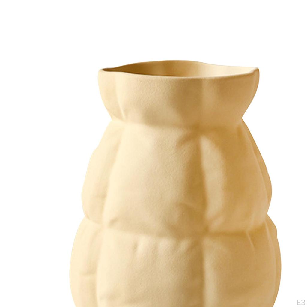 Ceramic Flower Vase, Decorative Vase Floral Arrangement Flowerpot Container Statue for