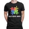 Dad Funny 100 Cotton Tshirt Autism Tops Tees For Unisex
