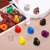 uxcell 10pcs Guitar Effects Pedal Knob Electric Guitar Amplifier Bass Volume Hole 19mm Outer Gold Inserts, Knobs, Knobs, Guitar, Control, Plastic,
