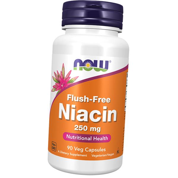 

Ніацин не викликає почервоніння, Flush-Free Niacin 250, Now Foods (36128395) 180vcaps