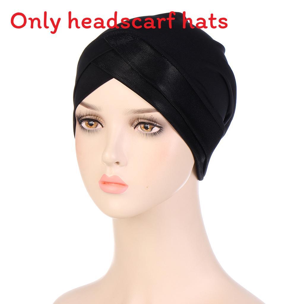Knitted Turban Cap With Cross Front Style For Women Summer Winter Fashion