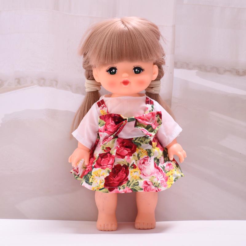 25cm Milu Tang Dynasty Doll Clothing Set - Changeable Top and Overalls