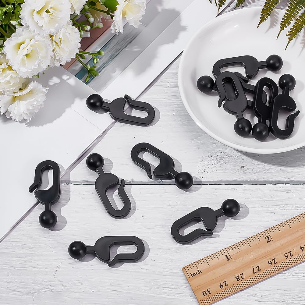 150-Piece Rustproof Plastic Hooks for Mosquito Nets, Gazebos, and Curtains, Ideal for Home Use