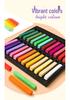 Mali Pastel Chalk & Stick Set: Hair Dye, Graffiti Colors, Minghua Pigments, 24 Shades