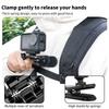 For GoPro/DJI/Insta360 Action Camera 360 Degrees Rotation Backpack Clip Camera Mount Bracket