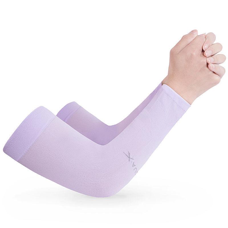 

Спортивные нарукавники из ледяного шелка для мужчин, защита от УФ-лучей, солнцезащитные, охлаждающие, летние нарукавники для велоспорта, активного отдыха, путешествий, бега, фитнеса фиолетовый