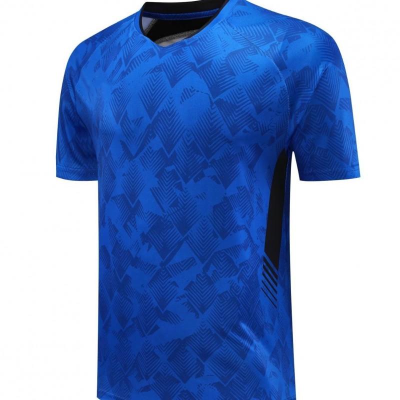 Quick-Dry Badminton Shirt Men Women Kids Short Sleeve Tournament Sportwear Orange White Blue