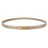Women Korean Able Thin Waist Strap Metal Accessories Basic Belt Women Casual Porous Adjustable  Belts