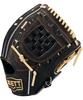 ZETT Neo Status Youth Baseball Glove for Second and Size BJGB70520N Shortstop, Bordeaux/Black (4019), L,