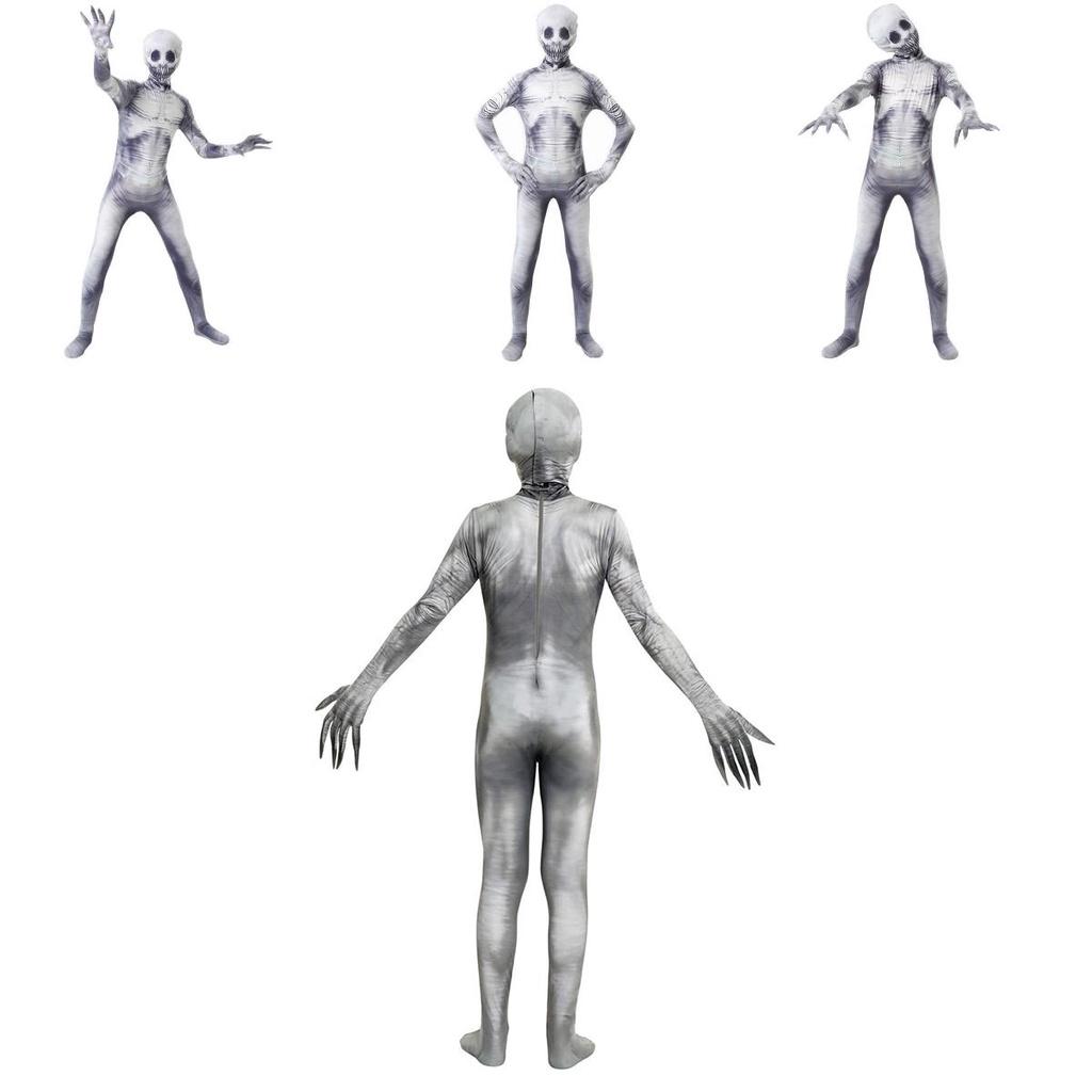 Costume di Halloween Morphsuit The Rake di Alta Qualità e Terrificante per Bambini e Adulti