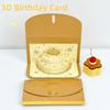 Creative 3D Pop-Up Greeting Card Musical and Light Lucky Money Envelope Children's Gift