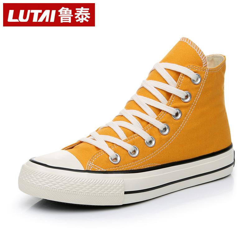 Little white shoes white canvas shoes work shoes men's casual shoes one pedal lazy shoes men's shoes single shoes sneakers